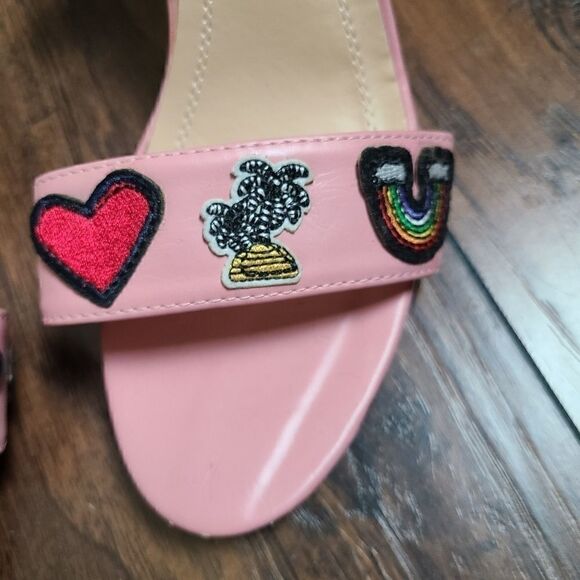 Chase + Chloe Pink Frank Heels - Picture 2 of 8